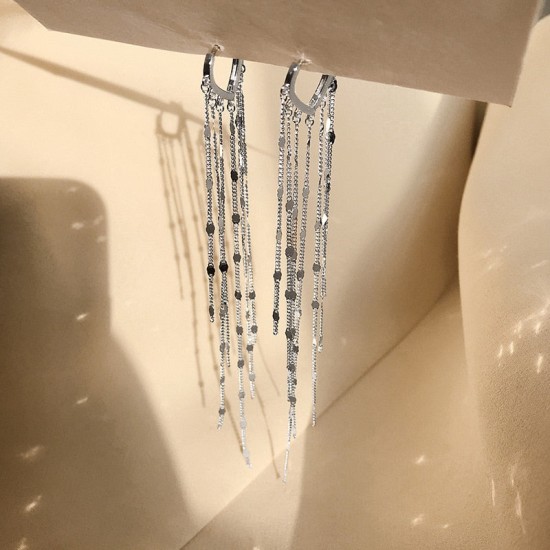 chandelier sterling silver earrings