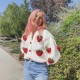 strawberry sugar knitted cardigan