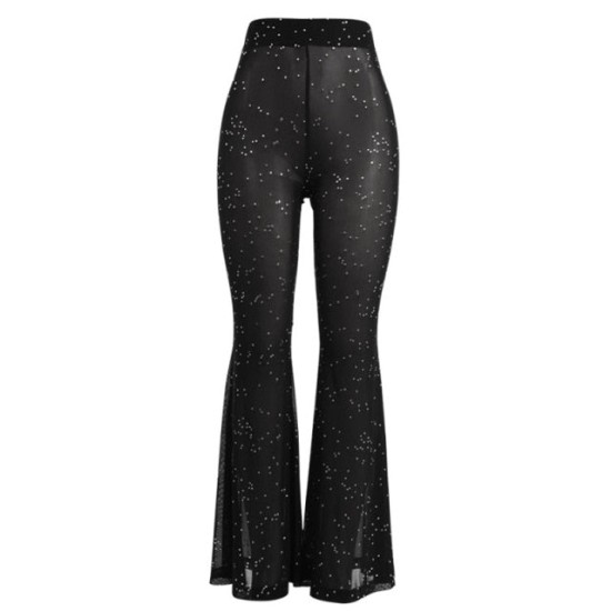 starry night rhinestone pants